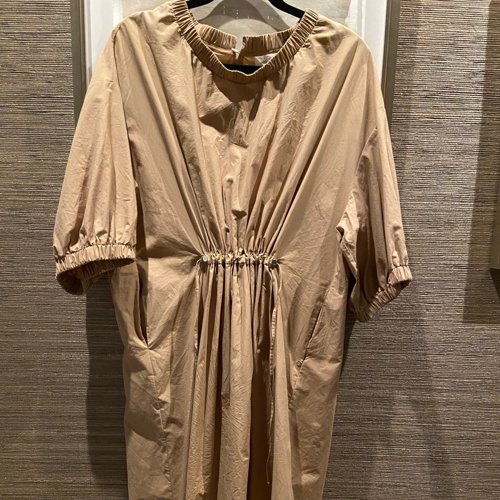Ott d’âme Designer cotton dress size 10/med. Pockets! Gorgeous details!
